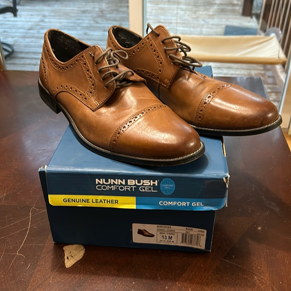 Nunn Bush Norcross Cognac - Size 13